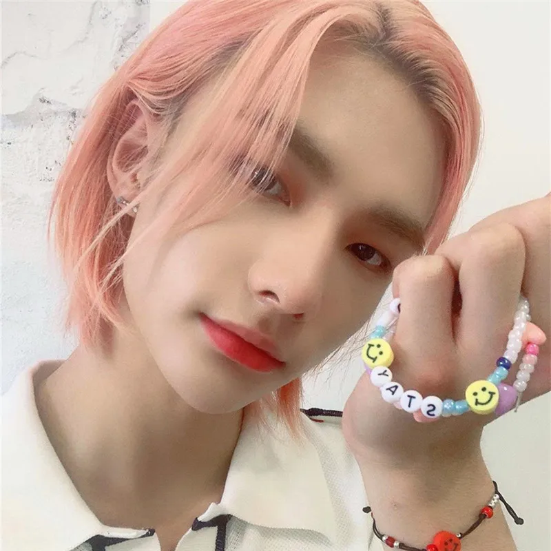Kpop Love Smiley Face Stray Kids Bracelet The Same Flexible Decoration Fashionable Versatile Funny Jewelry Pendant Accessories | Украшения