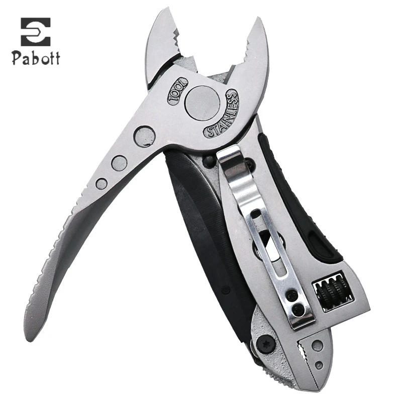 

Camping Survival Multi-tool Knife Gear Adjustable Wrench Jaw Screwdriver Pliers Tools Hunting Accessories EDC Tools Set outdoor