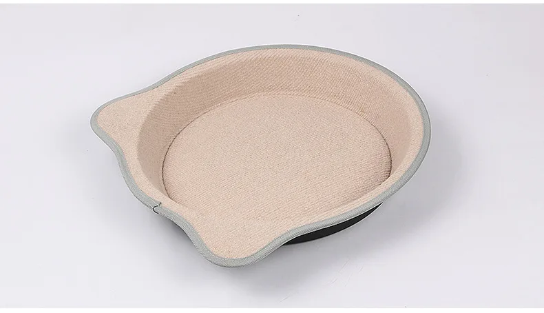 Beige Товары для домашних животных собаки среднего размера подстилка для кошек горшок круглый Электрический чайник фланелевый всесезонный универсальный продукт для собаки кошки кровати - Цвет: Beige