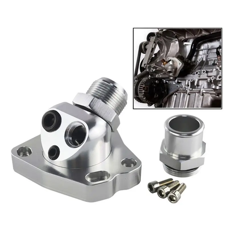 Swivel Neck Thermostat Cooling Component Housing radiator hose For Acura Honda Civic K20/K24 K-Swap
