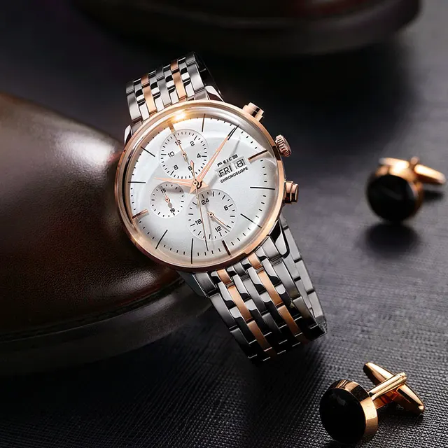 Mechanical Men Watch Casual Sport Watches Fashion Automatic Stainless Steel Multi Sub Dials Waterproof Date Wristwatches 1