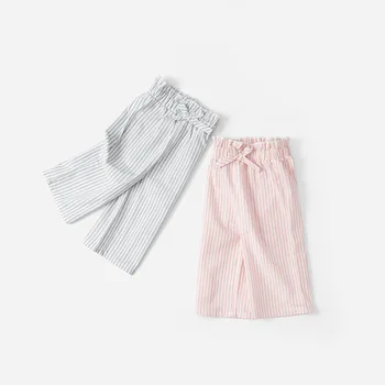 

2020 new stylish baby girls striped pants fashion spring kids girls pants 2-7t