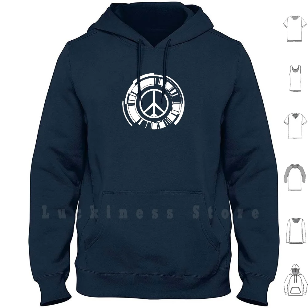 Felpe Con Cappuccio Peace Walker Manica Lunga Metal Gear Solid Peace Walker Mgs Snake Big