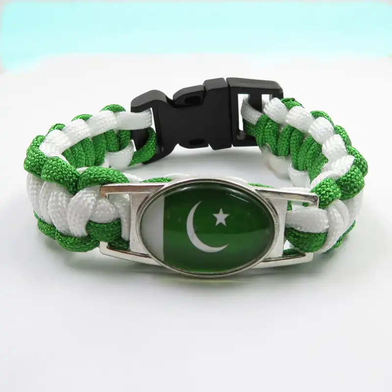 Thời Trang Love Pakistan Quốc Kỳ Vong Tay Handmade Pakistan Lắc Tay Thời Trang Phụ Nữ Va Nam Giới Vật Trang Tri Pakistan Cờ Lắc Tay Chain Link Bracelets Aliexpress