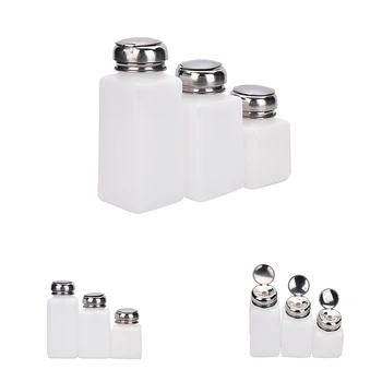 

1Pc Liquid Alcohol Press Nail Polish Remover Dispenser Cleaner Pumping Bottle