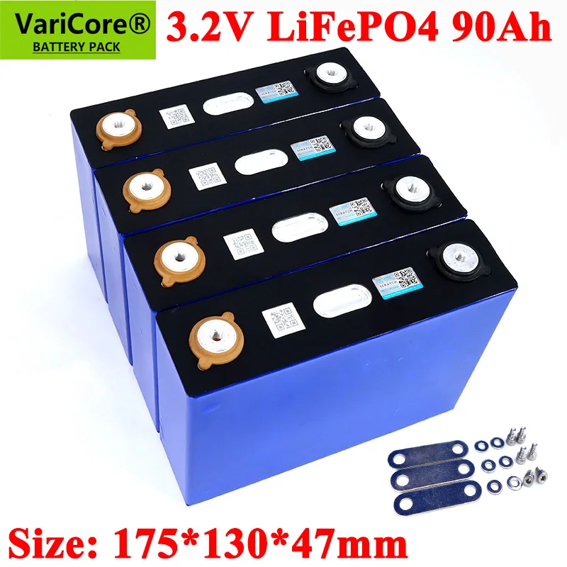 VariCore 3 2 V 90Ah LiFePO4 батареи могут образоваться 12V литиевая батарея с низким