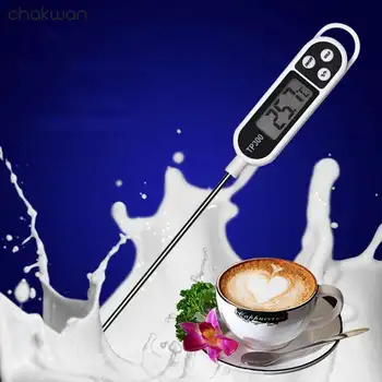 

1pc Digital Kitchen Thermometer Kitchen Tools For Meat Water Milk Cooking Food Probe BBQ Electronic Oven
