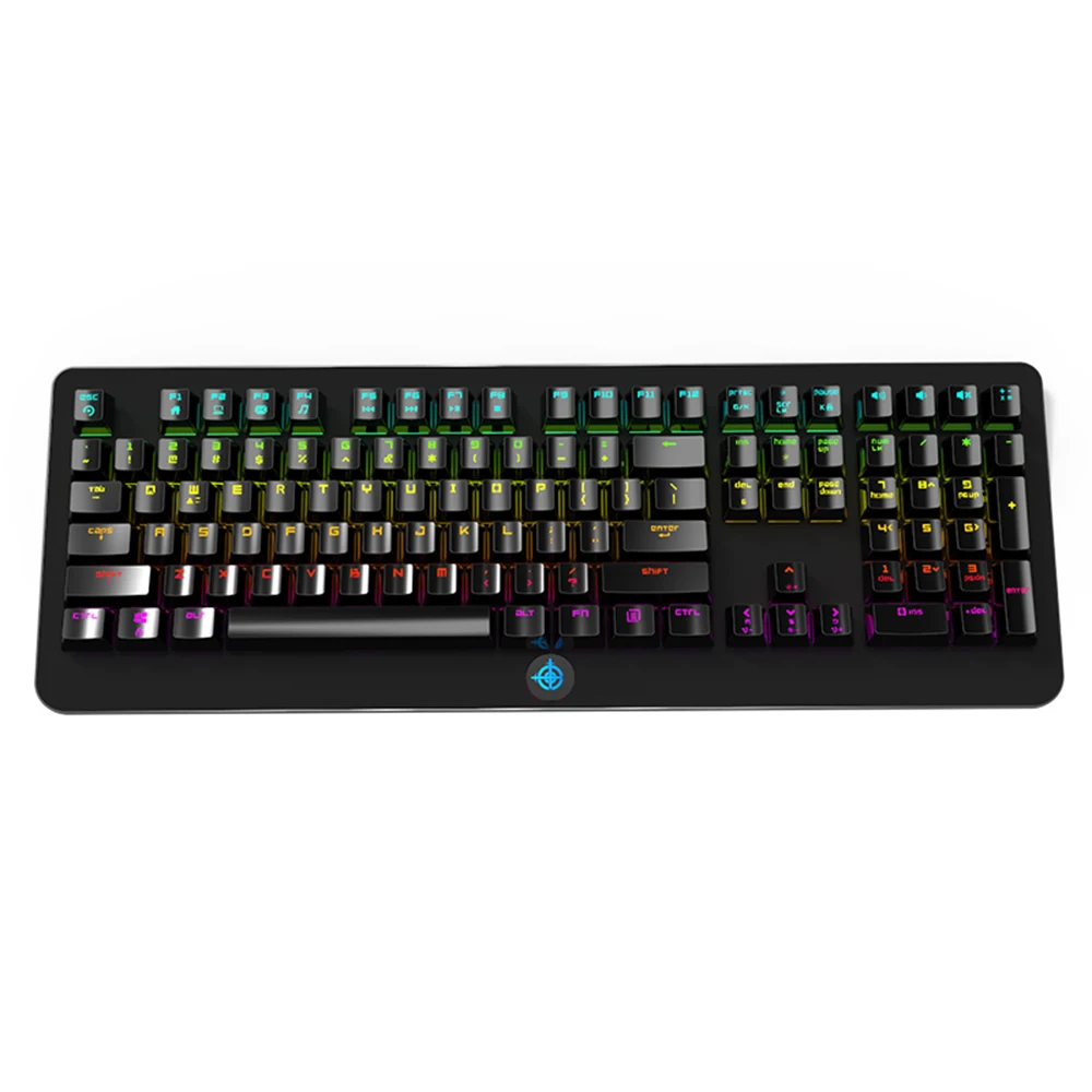Magic Refiner MK9 тонкий дизайн Gmaing клавиатура Проводная RGB подсветка Механическая оптическая клавиатура Axis для ПК