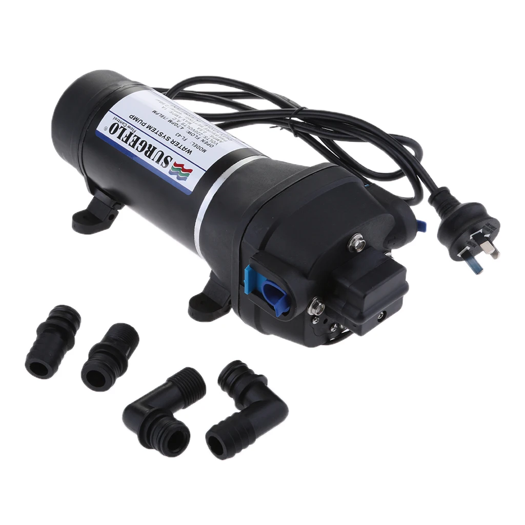 220V Marine Electric Diaphragm Self Priming Pump for Boat Marine Yacht RV