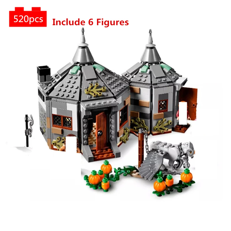 

New Hagrid's hut Buckbeak's Rescue Building Blocks sets Bricks Classic Movie Model kit Education Kids Toys for Children gifts