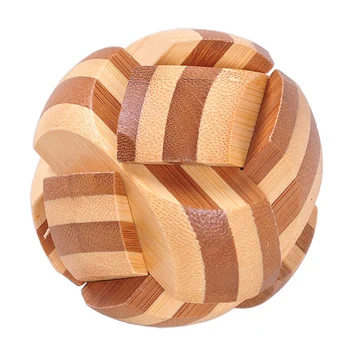 

13pcs 3D Wooden Puzzles Kongming Luban Lock IQ Test Toy for Kid Teens Adults 3D Jigsaw Puzzles Wooden Puzzle LAD-sale