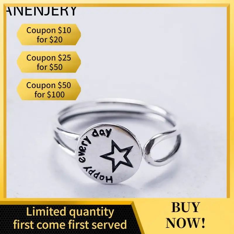 ANENJERY 925 пробы серебряное горячая Распродажа двухслойные тайские серебряные