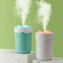 

Mini Air Humidifier for Home Car Office Bedroom USB Color Changing Ultrasonic Humidifiers Oil Aroma Diffuser Mist Maker