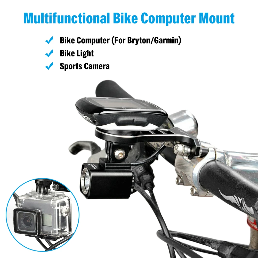 Lixada многофункциональный держатель для велосипедного компьютера, крепление для велосипедной спортивной камеры, велосипедный светильник, велосипедный держатель, аксессуары для велосипеда