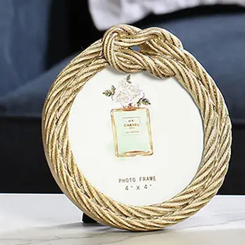 

Picture Frame Creative Rope Design Photo Frame Picture Display Frame Desktop Frame Photo Frame Gift for Friend for Home
