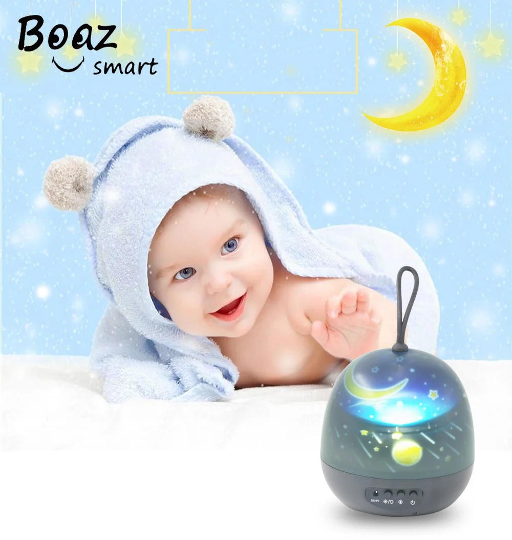 

Boaz Ocean Starry Sky Rotating Projector Stars Light Christmas Holiday Lights Moon Projection Hangable Holiday Night Light