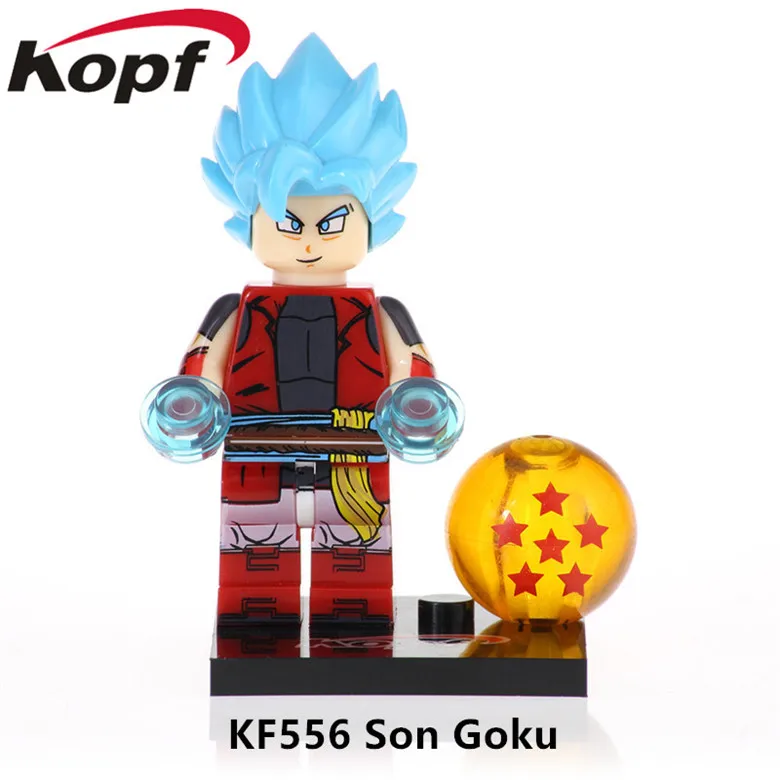 20 шт. фигурки Dragon Ball Z Broli Android 13 Son Goku Hit строительные блоки развивающий конструктор Подарочная игрушка для детей KF552
