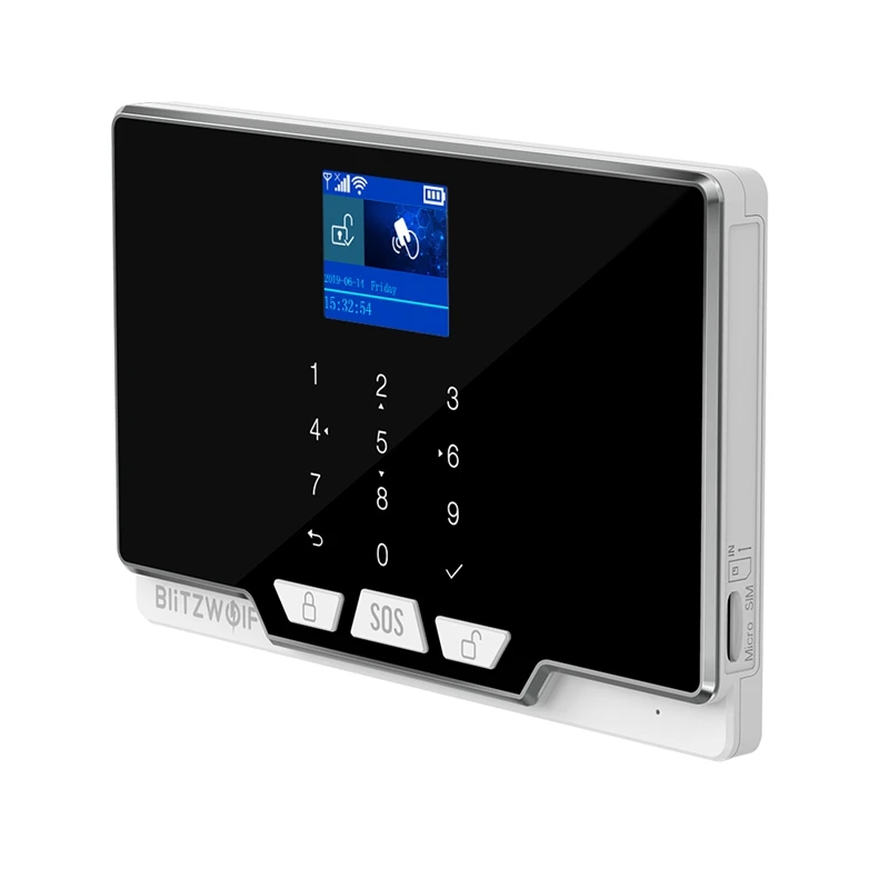 Details about   BlitzWolf®BW-IS6 433Mhz Smart Home Security Host APP Remote Arm Disarm Real-time 