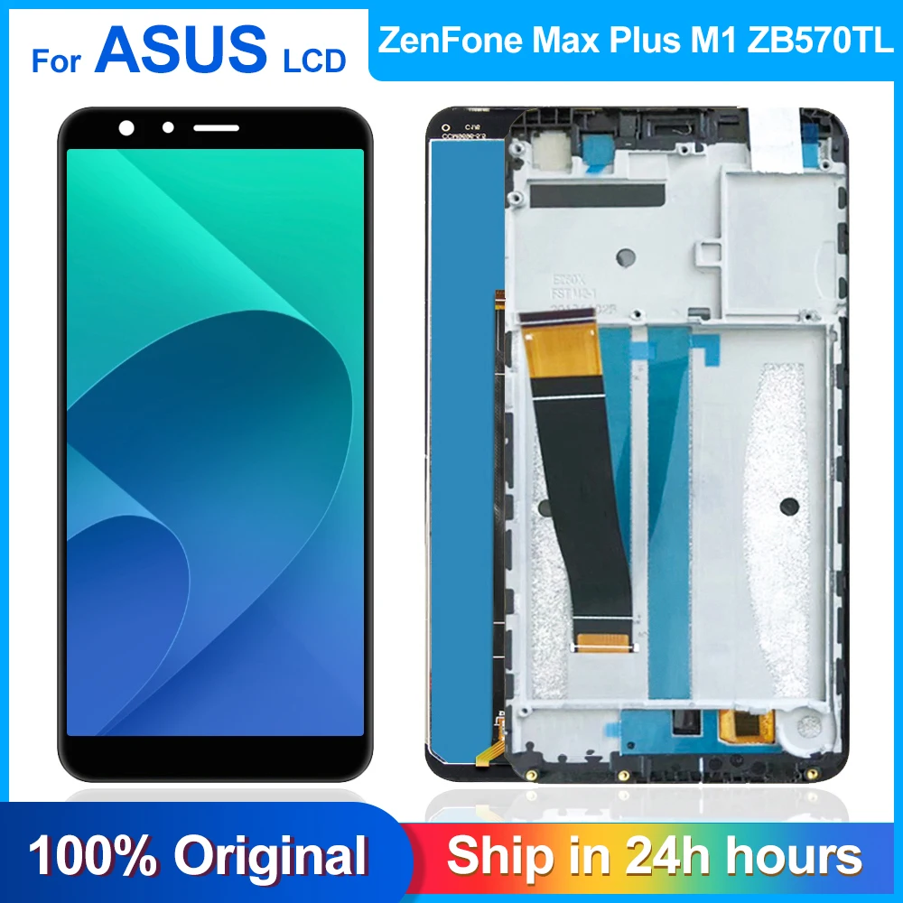 ЖК дисплей 5 7 дюйма для ASUS ZenFone Max Plus M1 X018DC ZB570TL сенсорный экран с дигитайзером и