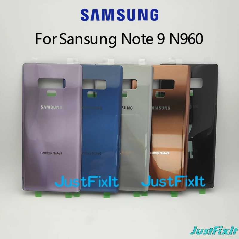 Оригинальное Полное стекло для Galaxy Note9 Note 9 N9600 SM-N960f Телефон задняя батарея Дверь с инструментами Корпус задняя крышка чехол
