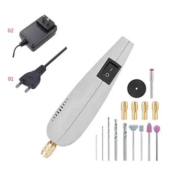 

Mini Electric Drill + 15pcs Grinding Accessories Multifunction Grinder Electric Grinder Accessories Tool Kit