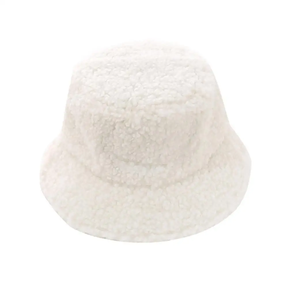 White Jaycosin, женская, взрослая, унисекс, Шерстяная кепка, модная, повседневная, для улицы, для путешествий, для солнца, Повседневная Кепка, Панама с мехом, шапки для женщин - Цвет: White