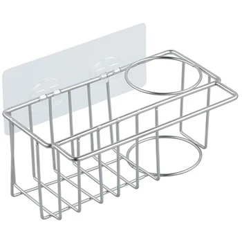 

Sponge Holder for Kitchen Sink with Adhesive, Sturdy over the Sink Rack Organizer