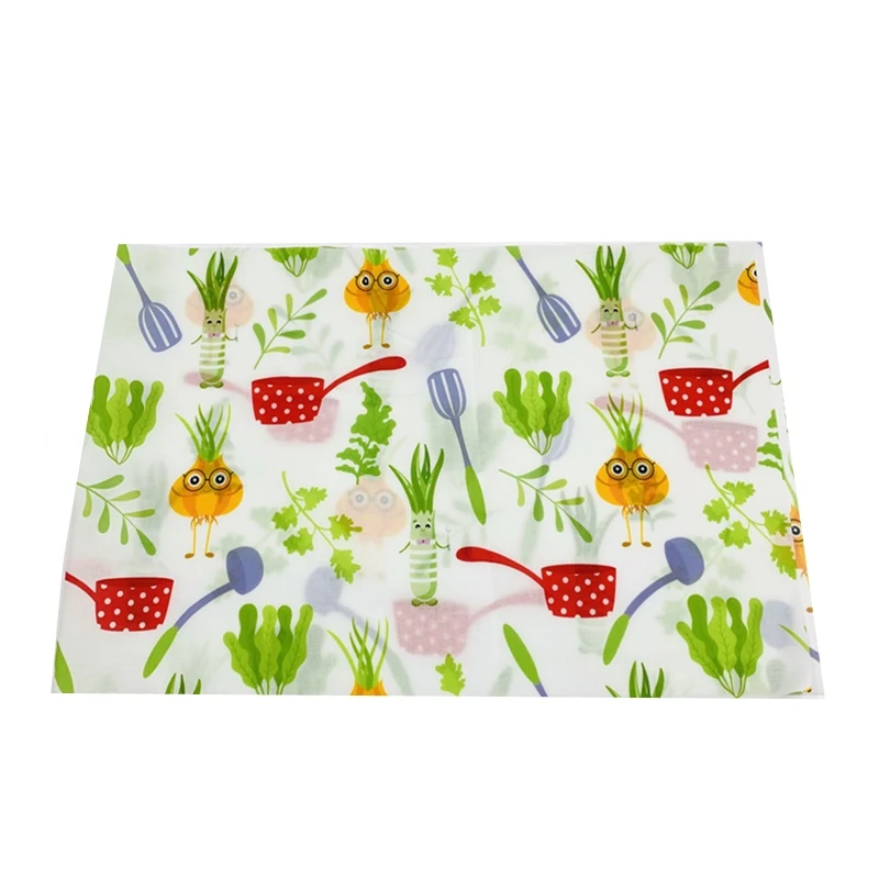 Zero Waste Reusable Food Wraps Sustainable Organic Beeswax Wrap Food Storage Eco Friendly Sandwich Bag bees wax Lid Cover wrap - Цвет: Vegetable