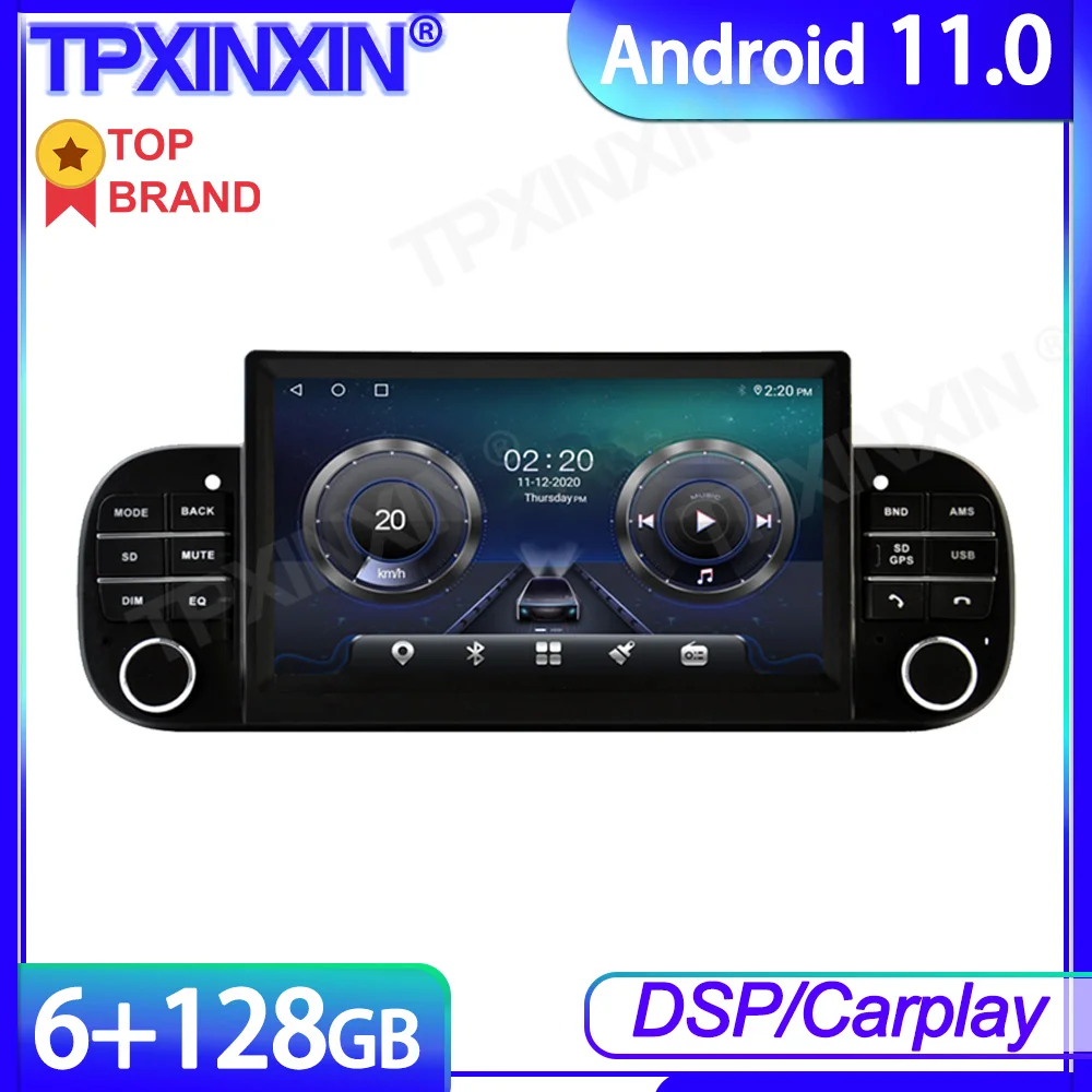 Per Fiat Panda 2013-2020 Android 11 Auto Radio Stereo Navigazione Gps Per Auto Lettore Multimediale Registratore A Nastro Wireless Carplay