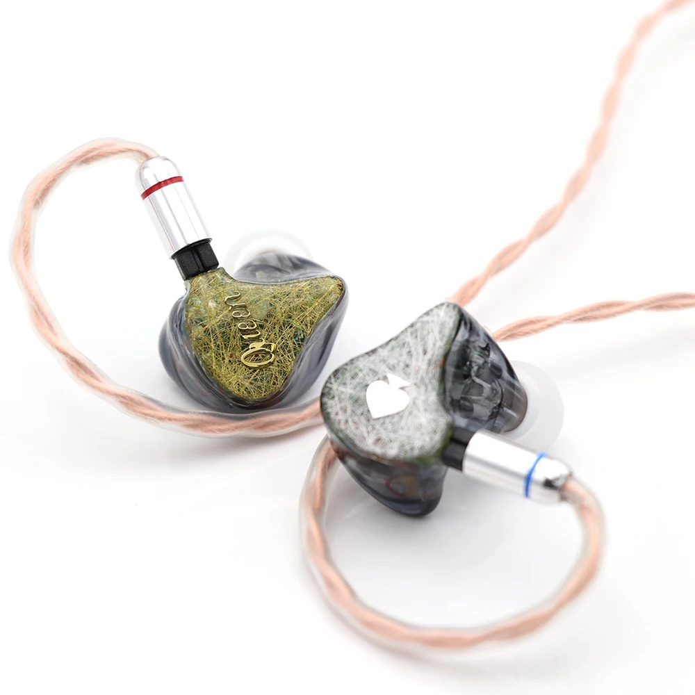 

Queen Audio QM80 8BA Balanced Armatures HiFi in-Ear Earphones with Detachable 0.78mm 2Pin Cable