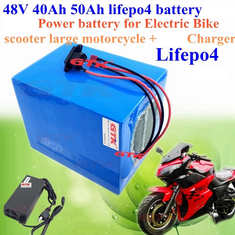 48v 40ah 50ah Lifepo4 Battery Pack With Builtin Bms For Electric Bike