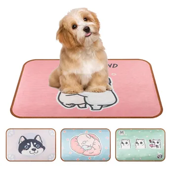 

Dog Mat Cooling Summer Ice Pads For Small Medium Large Dogs Cat Blanket Sofa Breathable Cushion Mattress Washable Pet Dog Bed