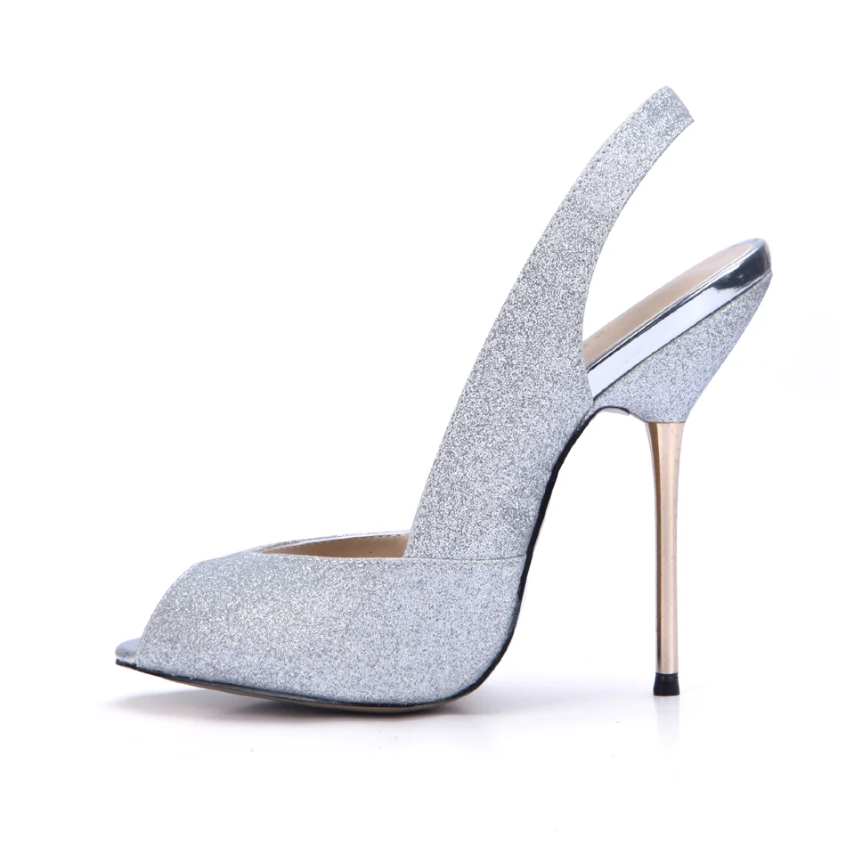 Summer New 11cm High Heeled Sandals Wedding Bridals Women Sandal Stiletto Thin heel Slingback Peep Toe Sexy Party Lady Shoe 5-g9 Summer New 11cm High Heeled Sandals Wedding Bridals Women Sandal Stiletto Thin heel Slingback Peep Toe Sexy Party Lady Shoe 5-g9