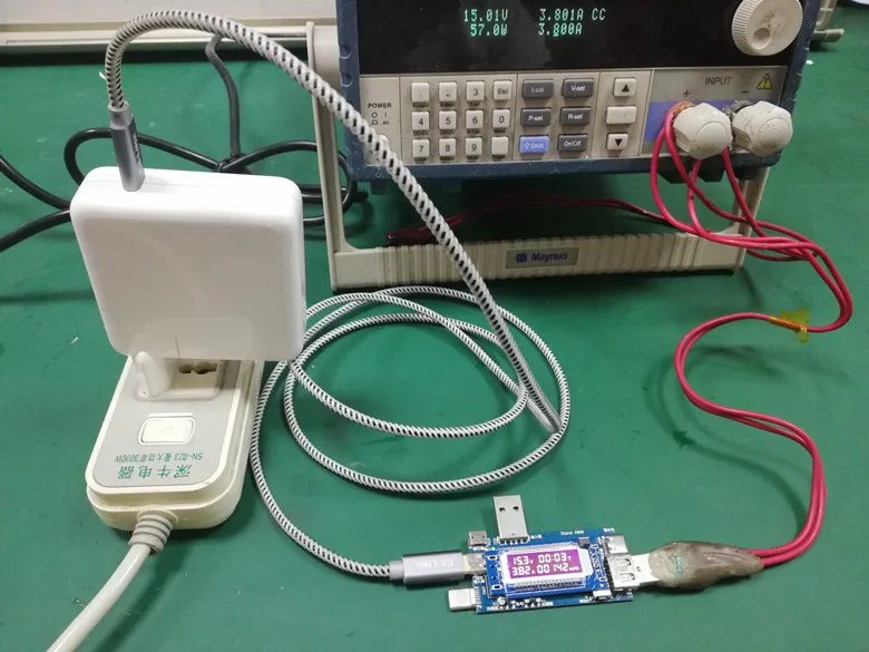 PD ловушка QC3.0 триггер детектор тип-c Быстрая зарядка старение USB напряжение и измеритель тока Емкость Тестер