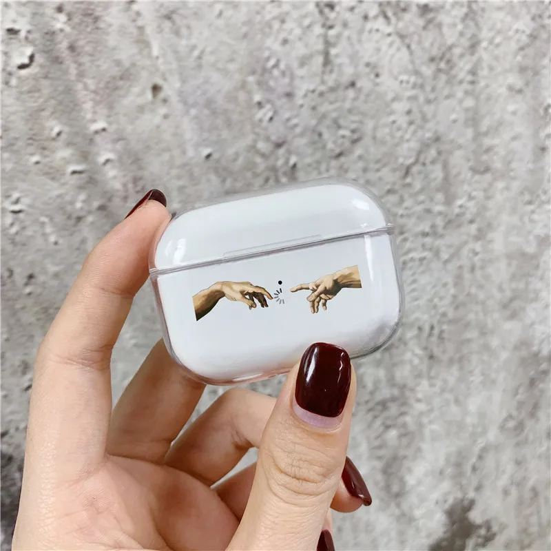 Модный Забавный чехол для Apple Airpods Pro, прозрачный жесткий чехол для Air pods Pro, защитный чехол для гарнитуры