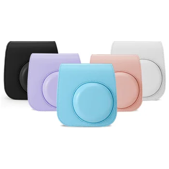 

Instant Camera Case Bag For Polaroid Instax Mini 11 Mini Film PU Leather Cover with Shoulder Strap