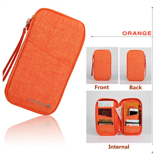 quality travel document storage bag wallet passport ID ticket flight credit card package box passport package - Цвет: QA