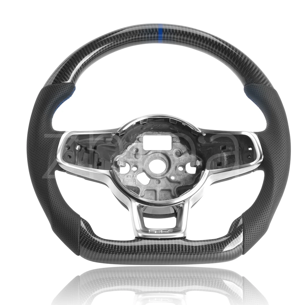 For Vw Golf Carbon Fiber Steering Wheel For Mk7/mk7.5 Gti/r With