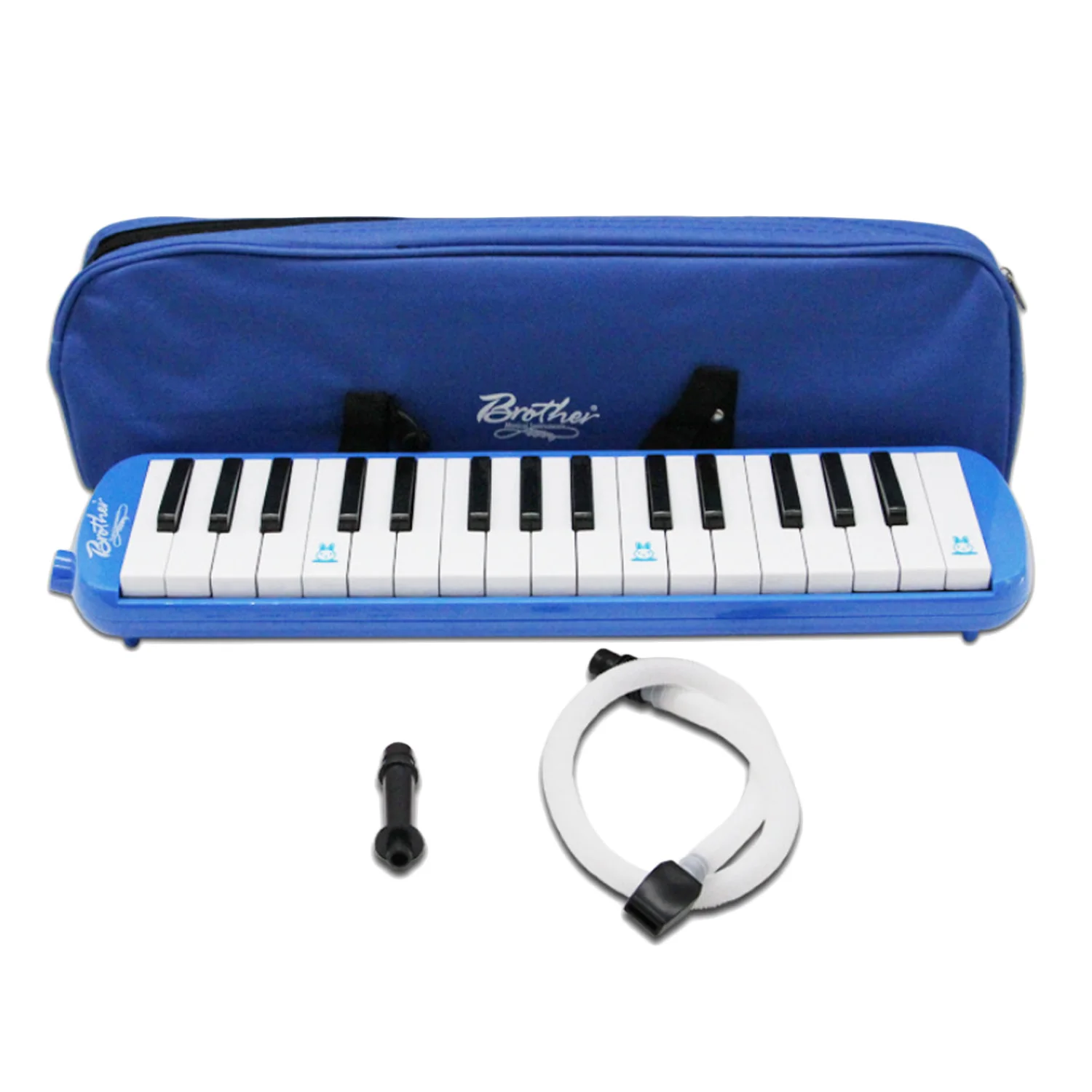 Blue 32-ключ Мелодические гармоники Melodion музыкальный инструмент для разработки игрушки с мундштуки трубы сумка из Оксфордской ткани Для детей взрослых музыкальные подарки - Цвет: Blue