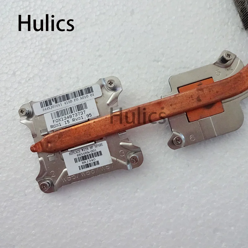Hulics кулер процессора для hp probook 4540 4540S радиатор охлаждения 683489-001 690380-001 683489