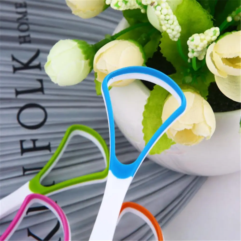 

Quality Tongue Scraper Oral Hygiene Care Bad Breath Freshener Cleaner Brush Tool