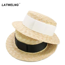 52 см 57 см летняя соломенная шляпа от солнца для взрослых и детей пляжные шляпы для девочек и мальчиков Панама кепки женские вечерние шляпы Прямая поставка