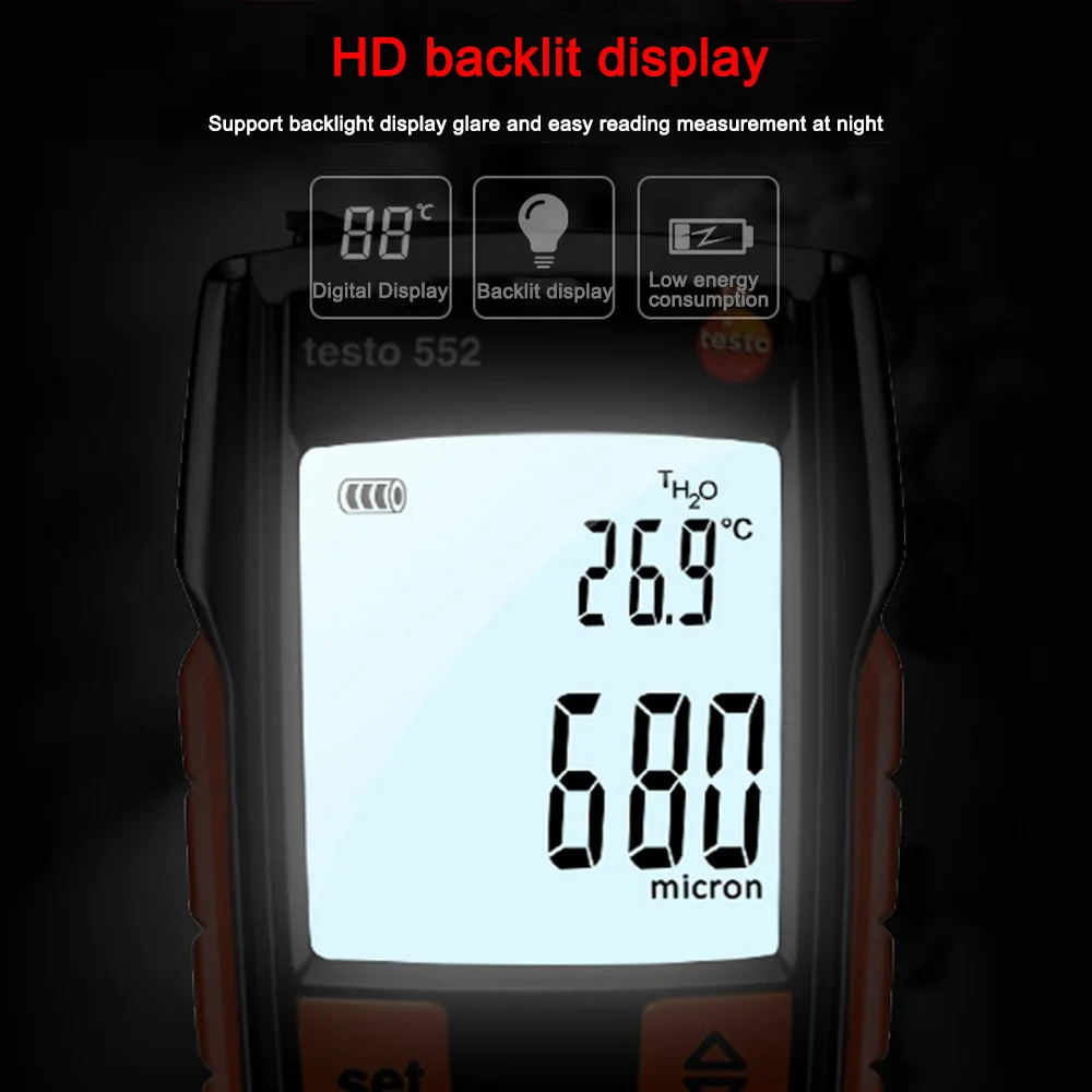 Testo 552 беспроводной датчик давления вакуума Bluetooth APP система охлаждения