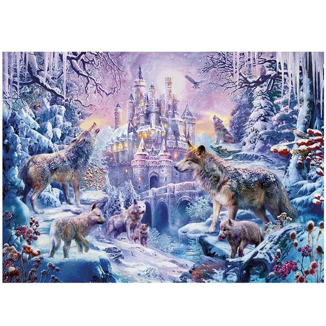 As shown 1000 шт. Развивающие головоломки игрушки пейзаж космические звезды развивающая головоломка, игрушка для детей/взрослых Рождество Хэллоуин игра - Цвет: As shown