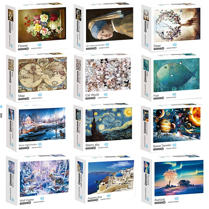 juegos de rompecabezas de 1000 piezas para armar