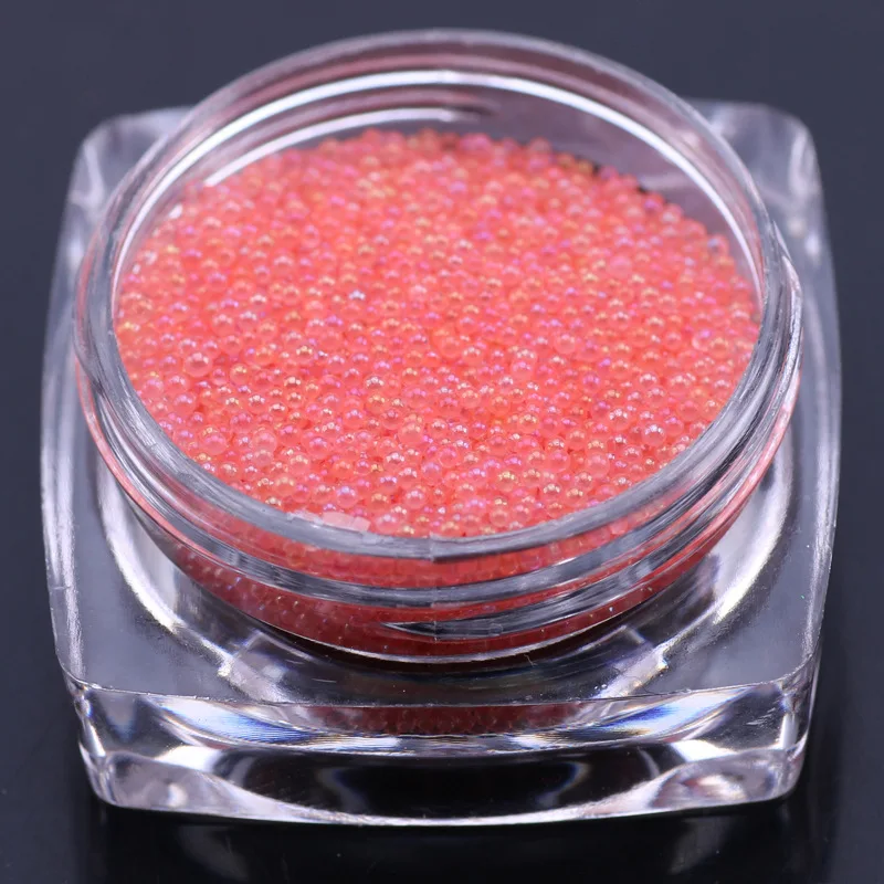 DIY Glass Bead for Manicure 12-Color Set Micro Drill Hot Sales Nail Rhinestone-sticking 2g-Crystal shi pin zhu New Style