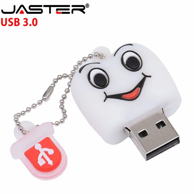 Usb флеш накопитель JASTER 3 0 с зубами 8 ГБ 16 32 64 ГБ|USB флэш-накопители| |