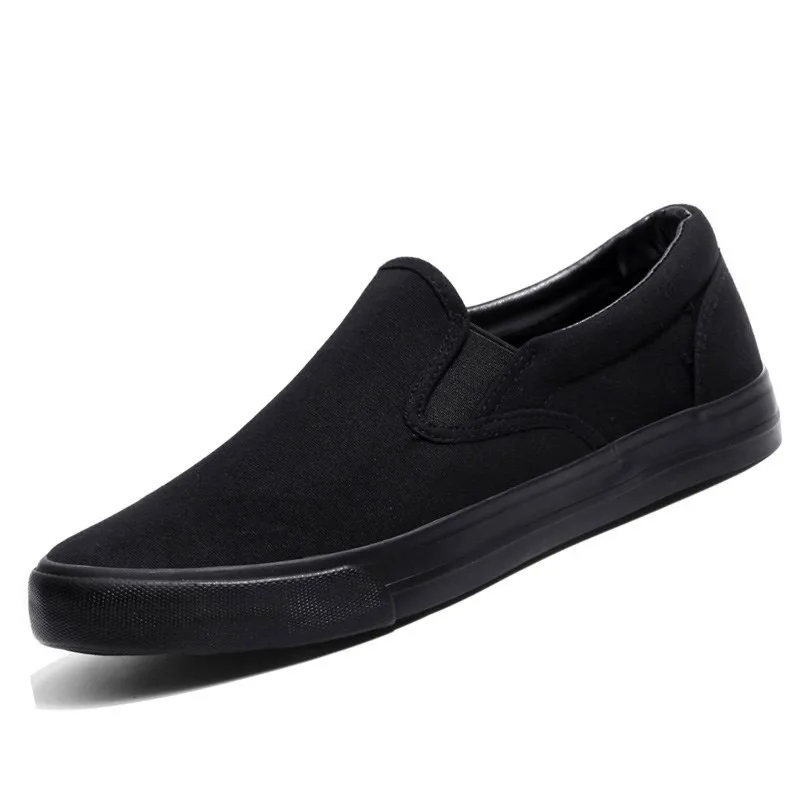 Breathable Shoes Sneakers Platform Flats Black Men Man Slip-On YWEEN Leisure Student