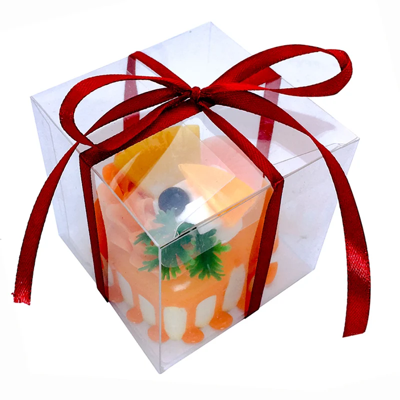 25 шт. прозрачная квадратная коробка из ПВХ, Подарочная коробка, вечерние коробки для конфет, упаковка для ювелирных изделий, товары для свадебной вечеринки, 7,6 см x 7,6 см x 7,6 см