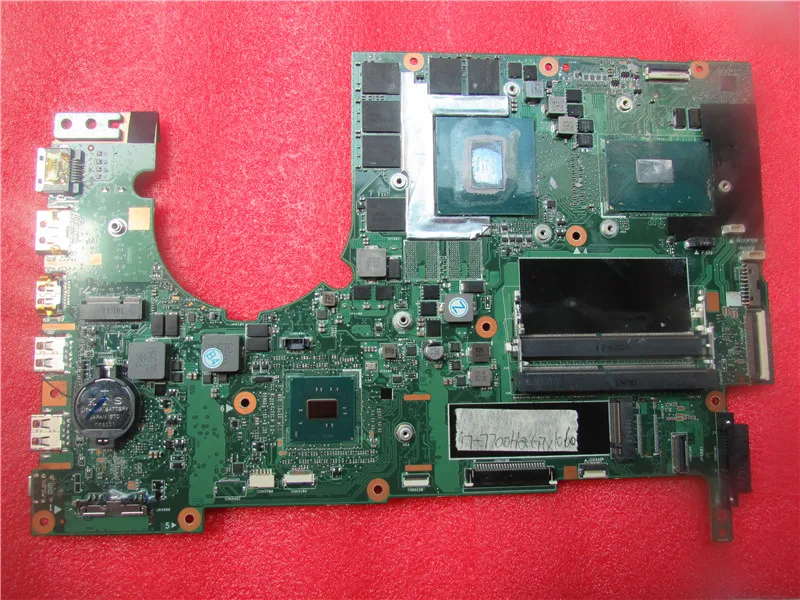 

Оригинальный MU5DC/CH7DC Rev 2,1 для acer Predator G9-593 материнская плата для ноутбука с I7-6700HQ и GTX1060M 100% TESED OK